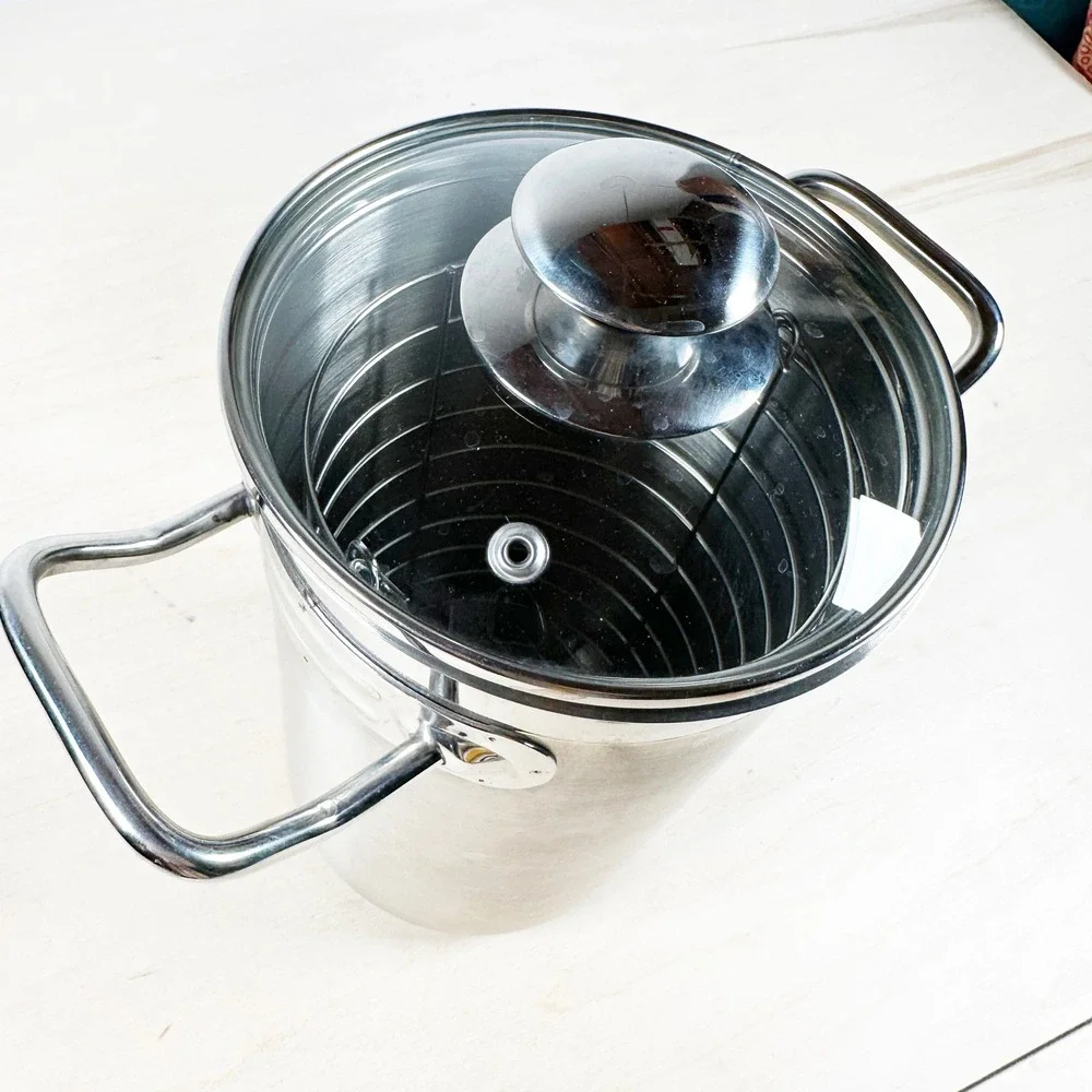 Asparagus Cooker Professional Stainless Steel Glass Top Tabletops Unlimited‎ Pot